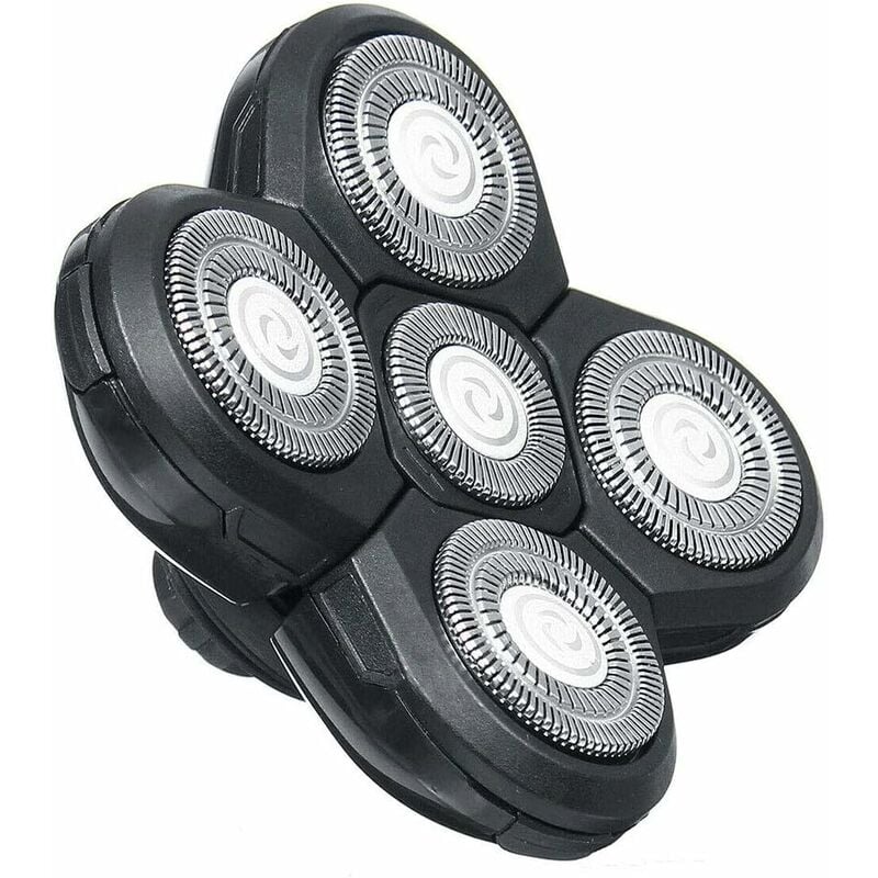 Fei Yu - Lames de Rechange Pour Rasoir,Tête Rasoir 5 Têtes faciles à Installer Rasoir électrique Flottant Barbe Tondeuse à Cheveux