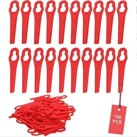 Lames de Rechange - Rouge - 150 Lames - ABS - Coupe Précise - Sécurité Maximale