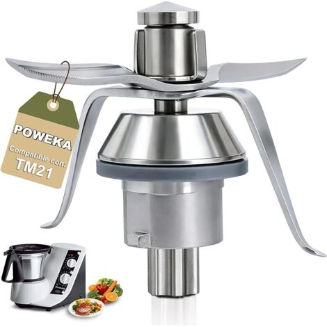 Lames de Rechange TM21 Compatibles avec Vorwerk Thermomix TM21 Robot de Cuisine en Acier Inoxydable avec Joint