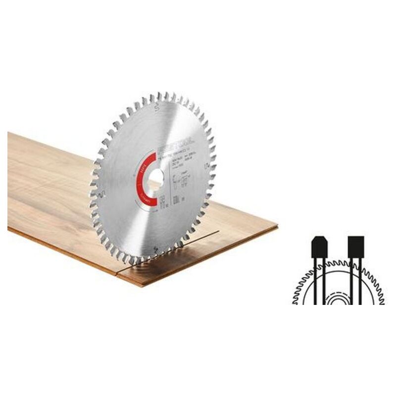 Lame de scie circulaire laminate/hpl hw 168x1,8x20 tf 52 - Festool