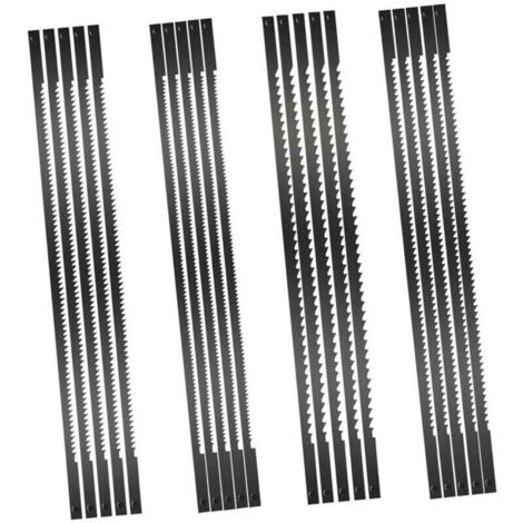 Lames de Scie à Chantourner avec Goupille 10 15 18 24 Dents pour Travail du Bois