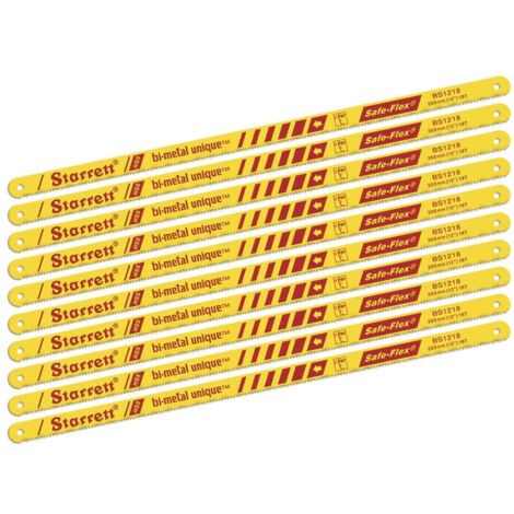 Lames de scie à main bimétal-BS-1224-BGT-50 (boite de 10 pieces) - Starrett