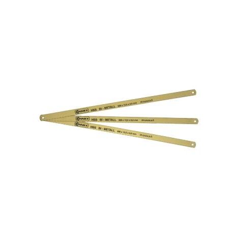 Lames de scie à métaux Connex COXT930005 HSS-BI 300 mm 3 pièces