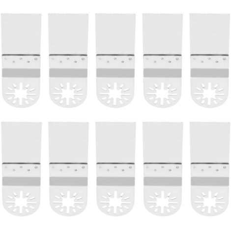 Lames de Scie Alternative 31mm pour Métal, Bois et Plastique - Jeu de 10 Lames de Coupe Précise