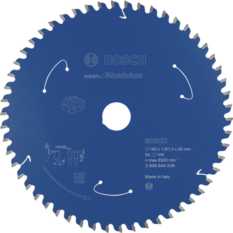 Bosch Lame Scie Circulaire Alu Ø 165 mm