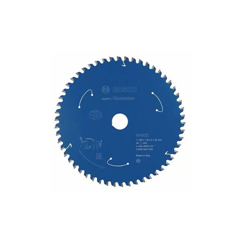 Bosch - Lame de scie circulaire 165x1.8/1.3x20 Z54 Expert for Alu