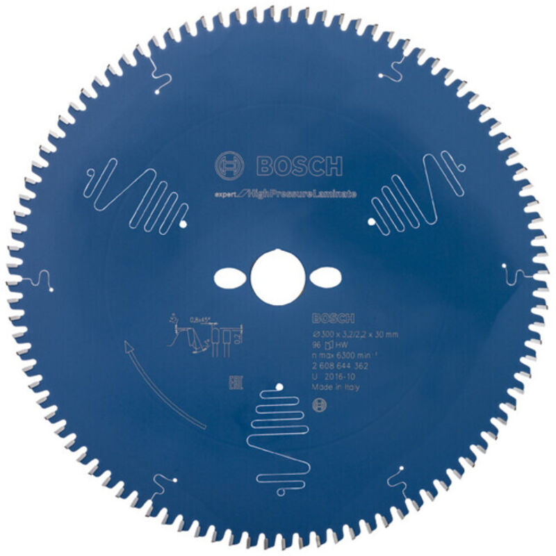 Bosch - Lame de scie circulaire Expert for High Pressure Laminate pour scies à onglets et radiales 300 x 30 x 3,2 mm 96 - 2608644362