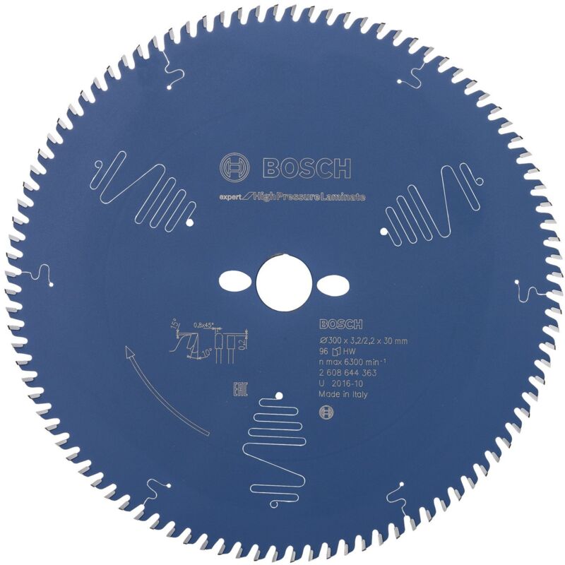 Bosch - Lame de scie circulaire Expert for High Pressure Laminate pour scies de table 300 x 30 x 3,2 mm 96 - 2608644363