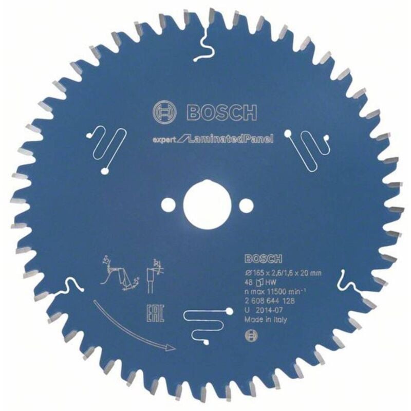 Bosch - Expert Scie circulaire à main pour panneaux stratifiés 165x20x26 48 2608644128