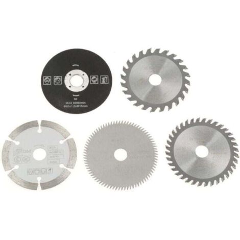Lames de scie - Lame de scie circulaire for carbure mini de 15 mm de diamètre intérieur 85 mm for outil de coupe 5 pièces