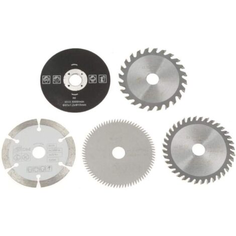Lames de scie - Lame de scie circulaire for carbure mini de 15 mm de diamètre intérieur 85 mm for outil de coupe 5 pièces
