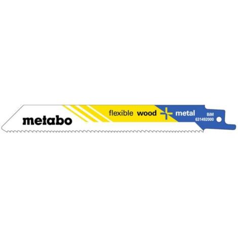 Lames de scie Metabo 631094000 flexibles résistantes 150 mm