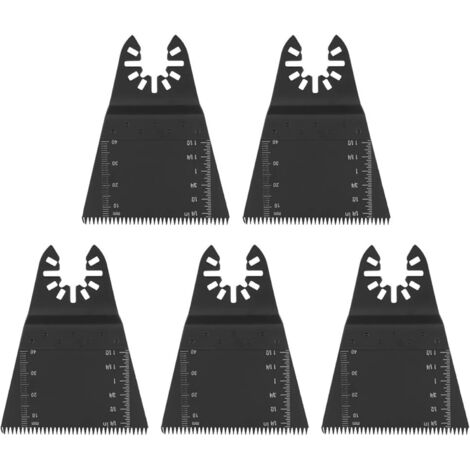 Lames de scie oscillantes, lot de 5, 65 mm, pour plastique, bois, métal, universelles Fein Multimaster, Dremel, Bosch, Makita, Dewalt