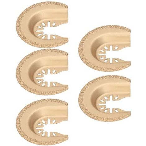 Lames de scie oscillantes semi-circulaires Hapvida pour la découpe du bois, le ponçage, les colles à carrelage, outil multifonction oscillant démontage rapide, -