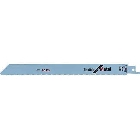 Bosch Professional 1x Lame de scie sabre Expert `Tough Wood` S 1242 KHM  (pour Bois traité sous pression, Bois de chantier, Longueur 300 mm