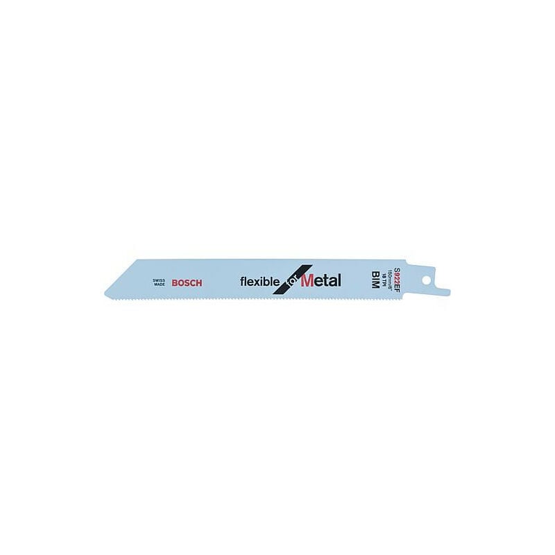 Bosch - Lames de scie sabre S922EF, l : 150mm, 5 pieces, pour metal
