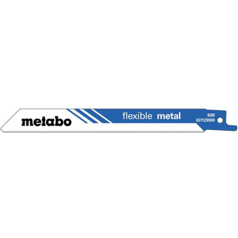 Lames de scie sabre classique L.150mm épaisseur 0,9mm pas de dent 1mm Bimétal 24TPI