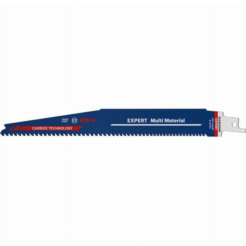 Bosch - Lame de scie sabre carbure Expert 225 mm pour bois et métal S1156XHM - 3 pièces - 2608900392