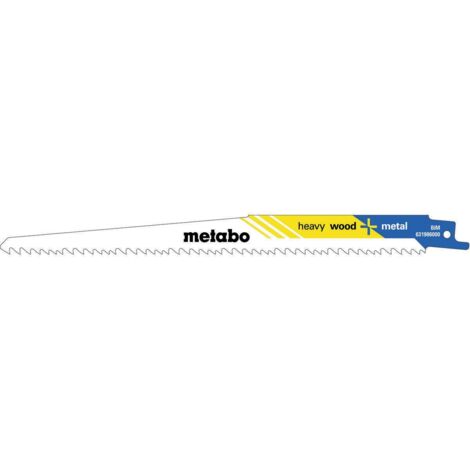 Lames de scie sabre flexibles L225xÉpaisseur 1,25 mm, pas de dents 3,2-5,1 mm, bi-métal / 5-8 TPI
