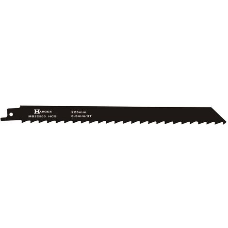 Lames de scie sabre MB22503 L 225mm pour bois HANGER 150315