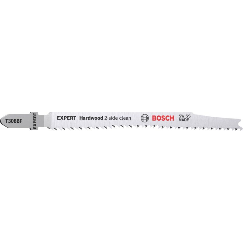 Bosch Lame de scie sauteuse EXPERT 'Hardwood 2 side clean' T 308 BF 100 pces 2608900546 - vue 2