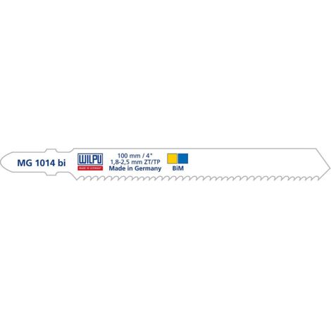 Lames de scie sauteuse Bosch T111HF - Adaptées au l'acier et le bois avec clous - MG 1014 BI (jeu de 5)