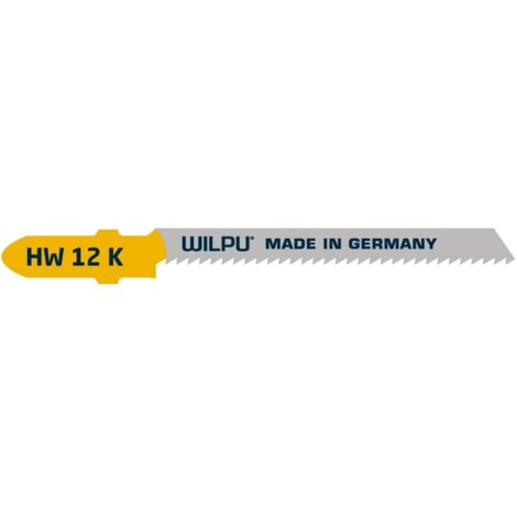 Lames de scie sauteuse Bosch T119BO - Adaptées au Bois - HW 12 K (jeu de 5)