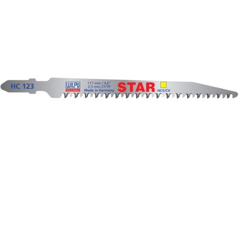 Lames de scie sauteuse Bosch T234X - Adaptées au Bois - HC123 (jeu de 5)