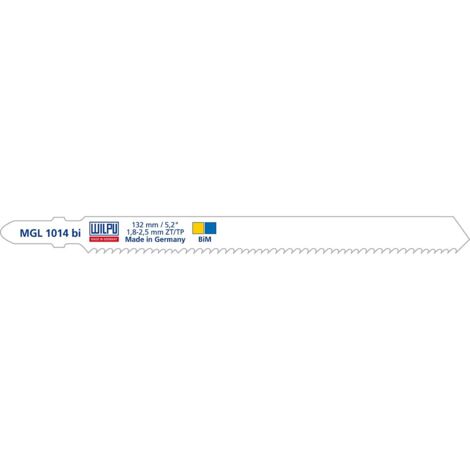 Lames de scie sauteuse Bosch T345XF - Adaptées au Métal - MG 1014 BI (jeu de 5)