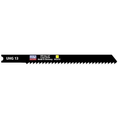 Lames de scie sauteuse Bosch U111C - Adaptées au Bois - UHG 13 (jeu de 5)