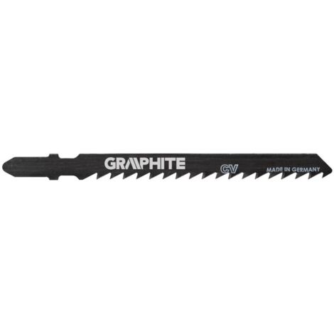 Lames de scie sauteuse en graphite 6TPI - 2 pièces, poignée en T