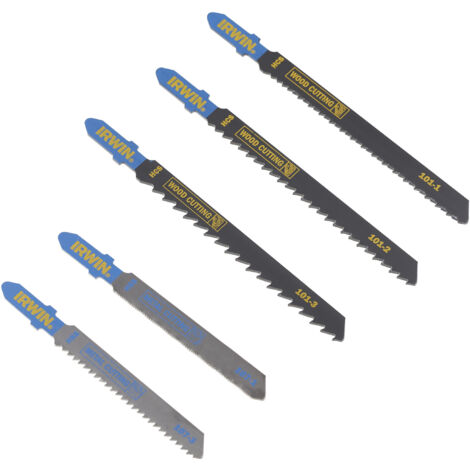Lames de scie sauteuse Irwin iw1014504 5 pièces HCS HSS