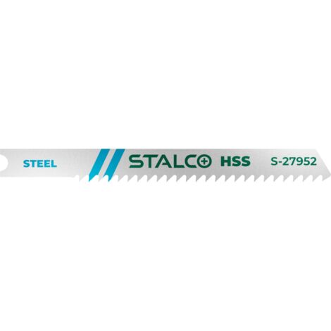 Lames de scie sauteuse - métal 2,0 x 52 mm, manche B&D, lot de 5 STALCO S-27952
