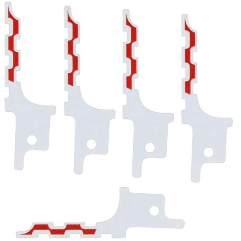 Lames de scie sauteuse pour plaques de plâtre, lot de 5
