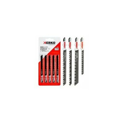 Lames De Scies Sauteuses Hcs Pour Bois - Wood Classic Désignation 5 Lamest119bodenture 12 Tpi (2 Mm)fixation 't'longueur Utile 5