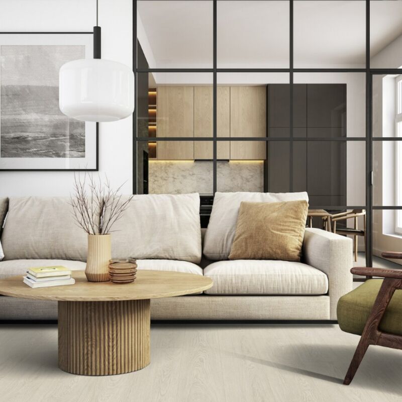 Lame de sol PVC clipsable effet bois fjord light oak GERFLOR - 2.45 m²