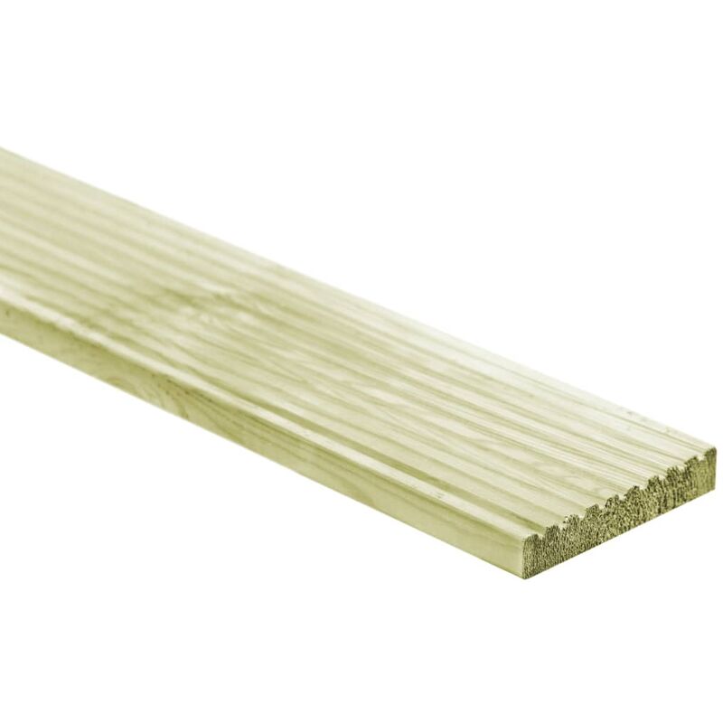 Panneaux de sol 8 pcs 1,16 m² 1M de pin imprégné