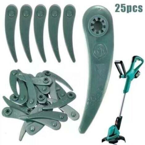 [Lames de Tondeuse] 25 pièces pour Bosch [Modèle X] - Lames en plastique colorées 83x21mm pour usage domestique