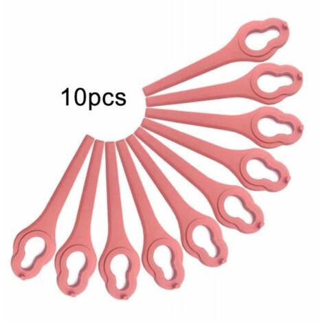 Lames de tondeuse à gazon sans fil Aldi Ferrex FAR 20-1, 9,5x2,8 cm, 10 pièces, accessoires de tondeuse - A[F56960966]
