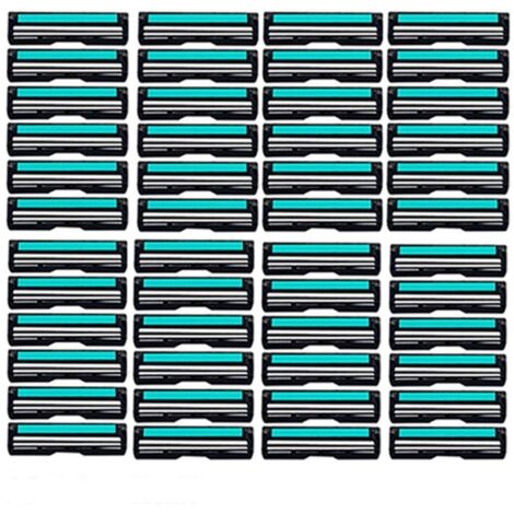 【Lames Double Couche】Manuel Rechargeable - Compatible Multi-Systèmes（48 Lames） - Hydratation Aloe Vera & Poignée Ergonomique