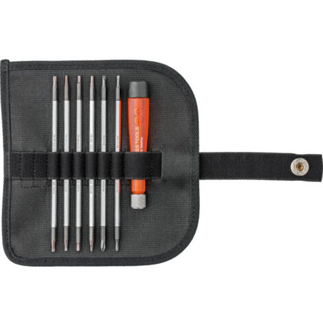 Lames électroniques interchangeables set 7-unités en pochette roll-up PB Swiss Tools