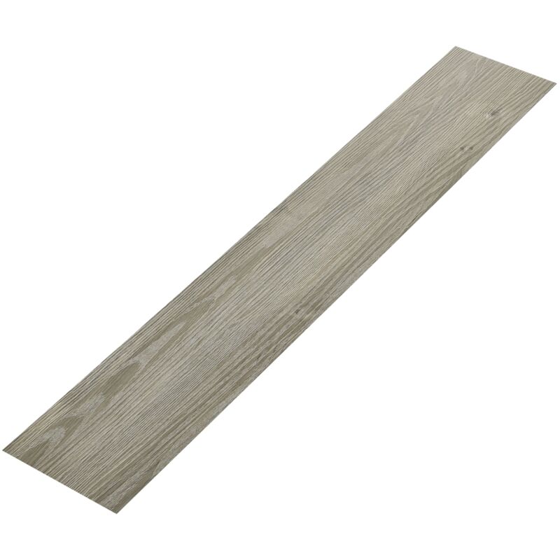 Helloshop26 - Lames laminées pvc vinyle 7 pièces 0,975 m² chêne naturel