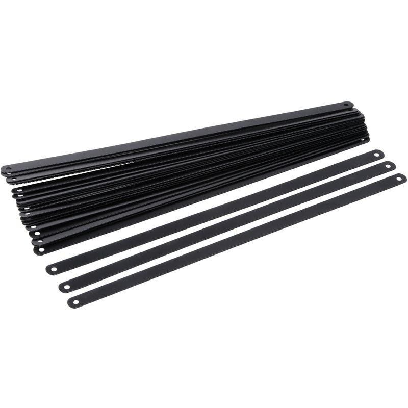 Silverline - 24 lames pour scie à métaux acier carbone 300 mm 24 tpi 456789