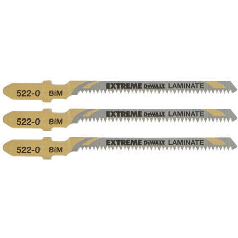 Lames pour scie sauteuse DeWalt DT2081-QZ 82 mm 3 unités