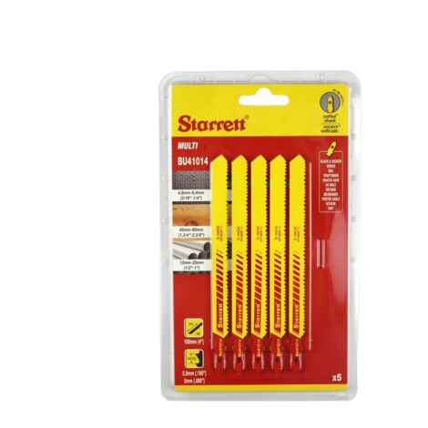 Lames pour scie sauteuse Starrett BU41014 5 unités