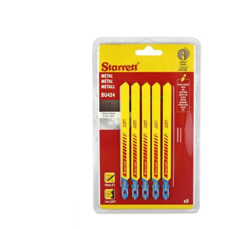 Lames pour scie sauteuse Starrett BU424 5 unités