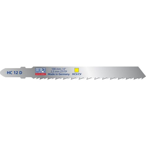 Lames pour scie sauteuse Wilpu HC 12 D 5 unités