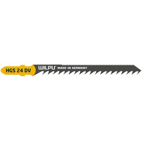 Lames pour scie sauteuse Wilpu HGS 24 DV 5 unités