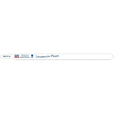Lames pour scie sauteuse Wilpu MG 51 bi Sandwich-Profi 5 unités
