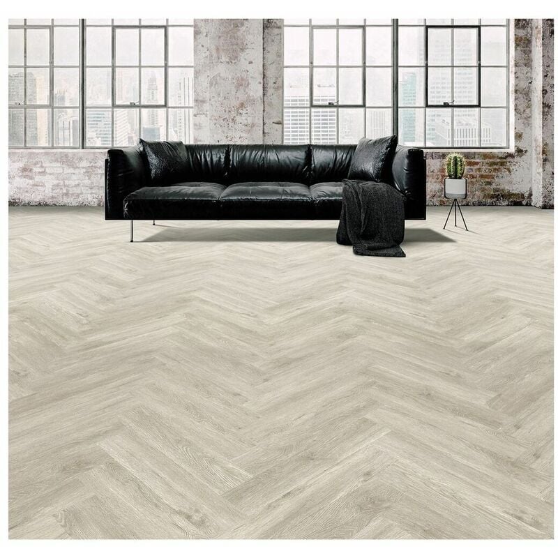 Lames pvc clipsables bâtons rompus Brinley ii Atlanta 18x122 - Dimensions:18x122 - Atlanta -2.20 m2